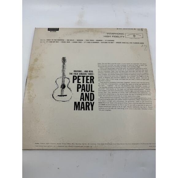 Peter, Paul And Mary Vinyl Record Album - Picture 2 of 4
